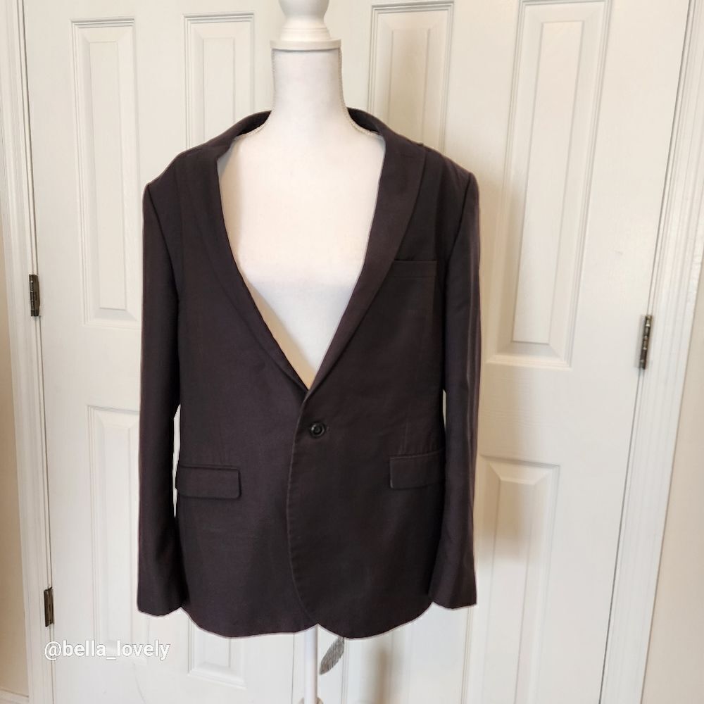 🏖 West End Suit Jacket Men's Jacket Charcoal Pin Stripe